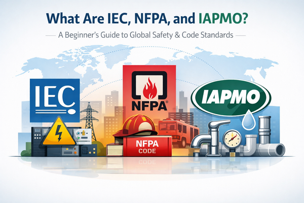What Are IEC, NFPA, and IAPMO? A Beginner’s Guide to Global Safety & Code Standards