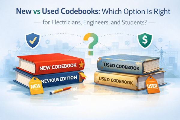 New vs Used Codebooks: Which Option Is Right for Electricians, Engineers, and Students?