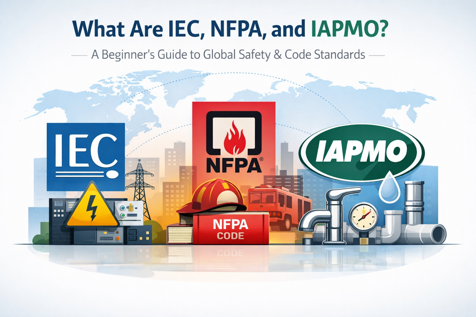 What Are IEC, NFPA, and IAPMO? A Beginner’s Guide to Global Safety & Code Standards
