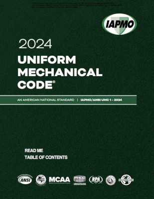 2024 Uniform Mechanical Code Book