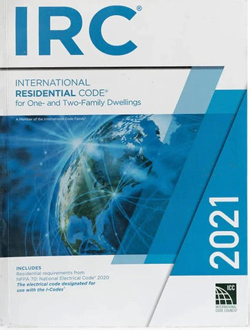 2021 International Residential Code (International Code Council Series) ISBN: 9781609839574 - Pcplbooks