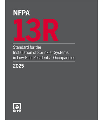 NFPA 13 R Standard for the Installation of Sprinkler Systems in Low-Rise Residential Occupancies