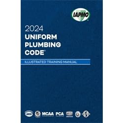 2024 Uniform Plumbing Code Training Manual