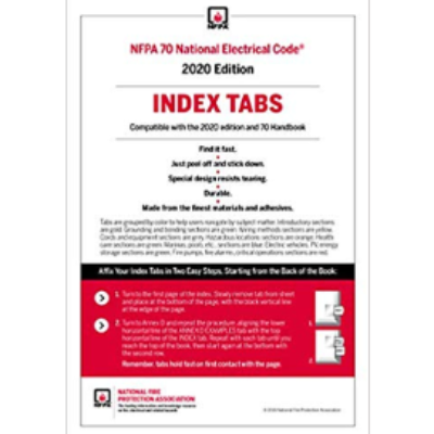 2020 NFPA National Electrical Code Tabs